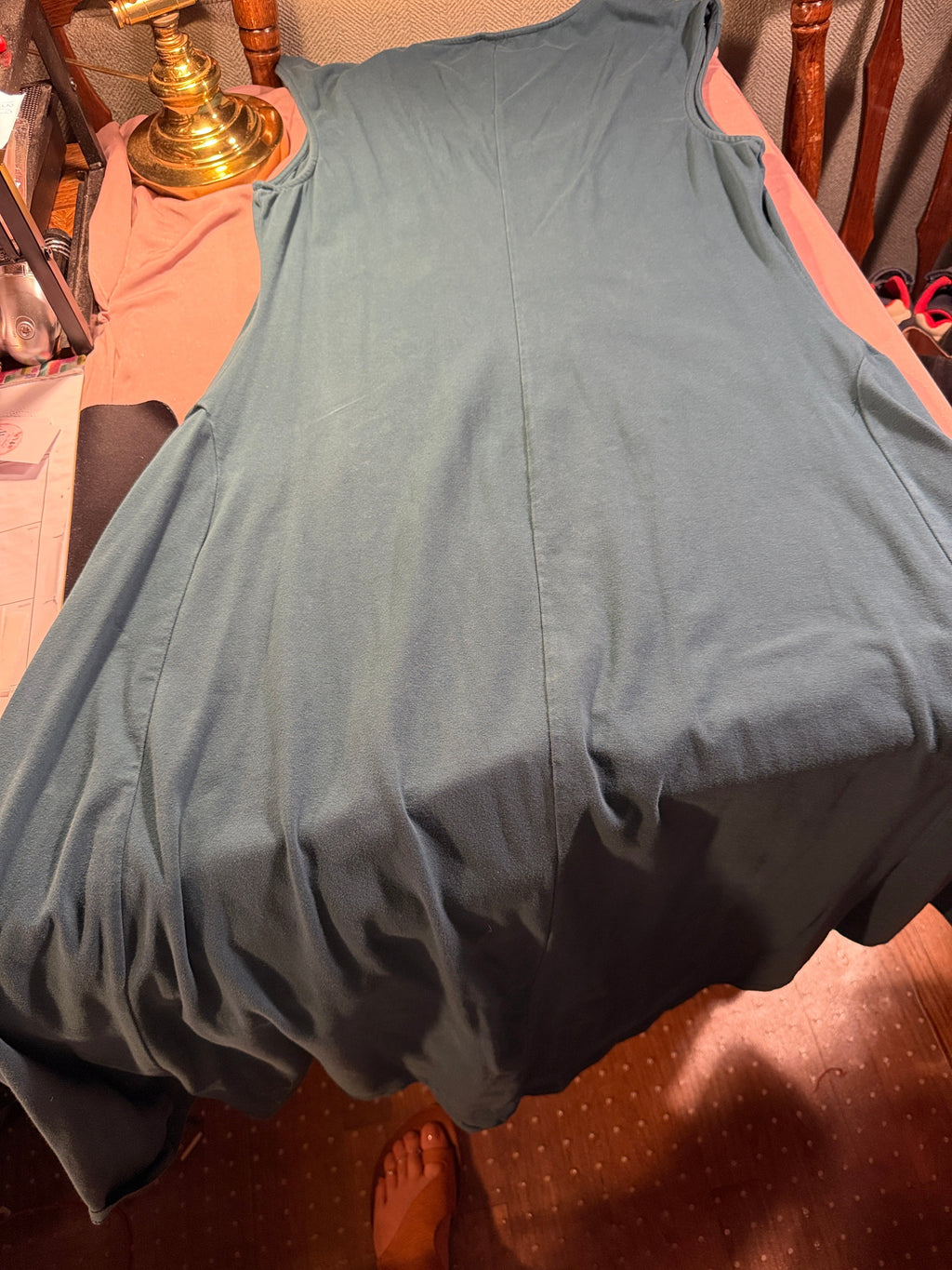 Old Navy Sleeveless Tank Dress – Teal – Size L