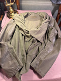 BLANKNYC Olive Green Vegan Leather Jacket – Size L