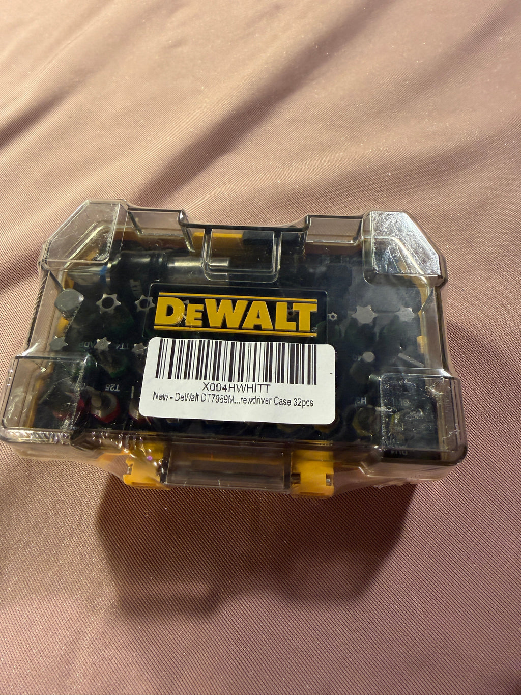 DeWalt 32-Piece Screwdriver Bit Set with Case