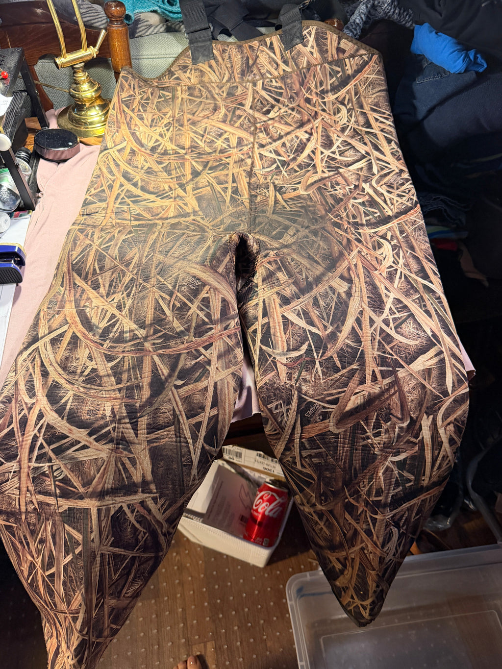 Game Winner Size 11 Neoprene Camo Waders