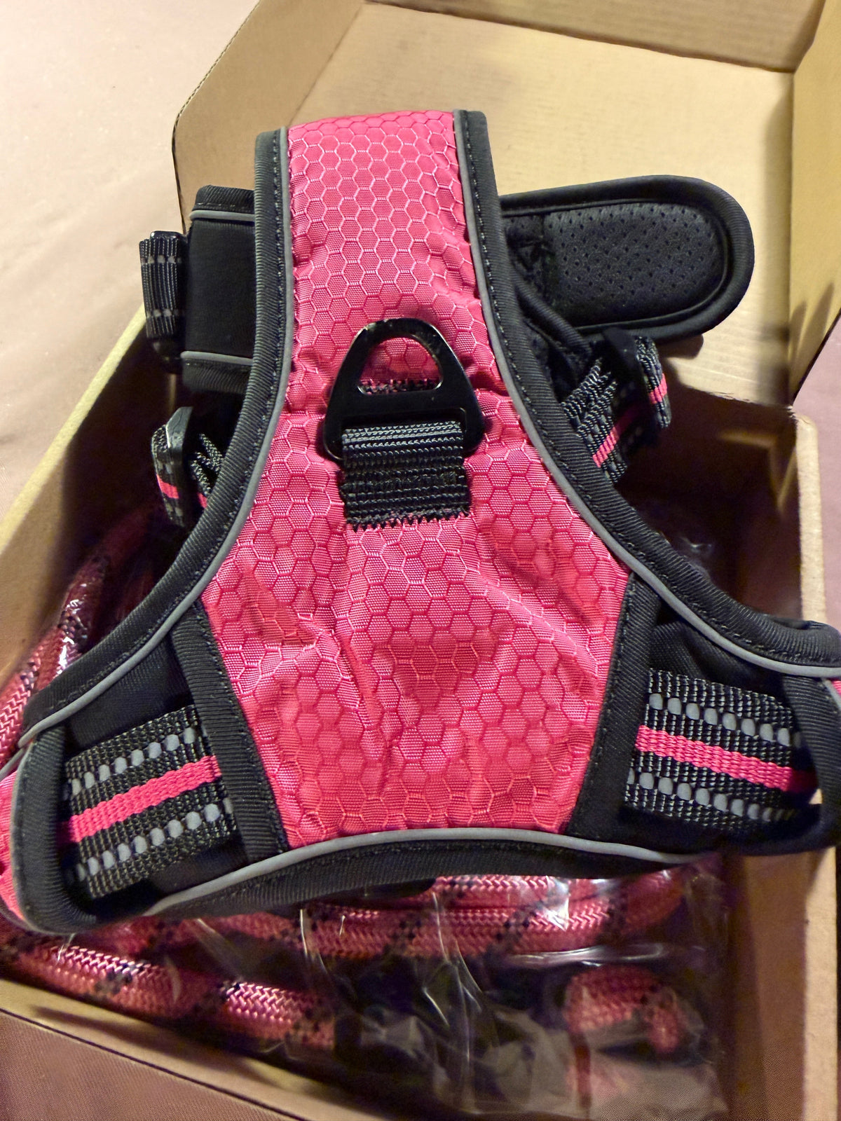 TobePRI No-Pull Dog Harness & Leash Set – Pink