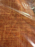 Rust Orange Woven Fabric by the Yard