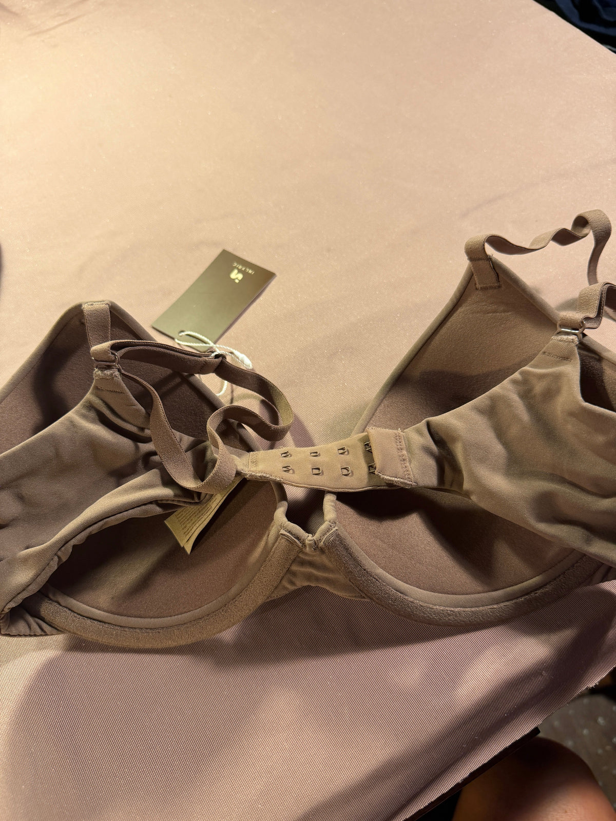 IB015 Scoop Molded Bra – Brown Purple 32C | New with Tags