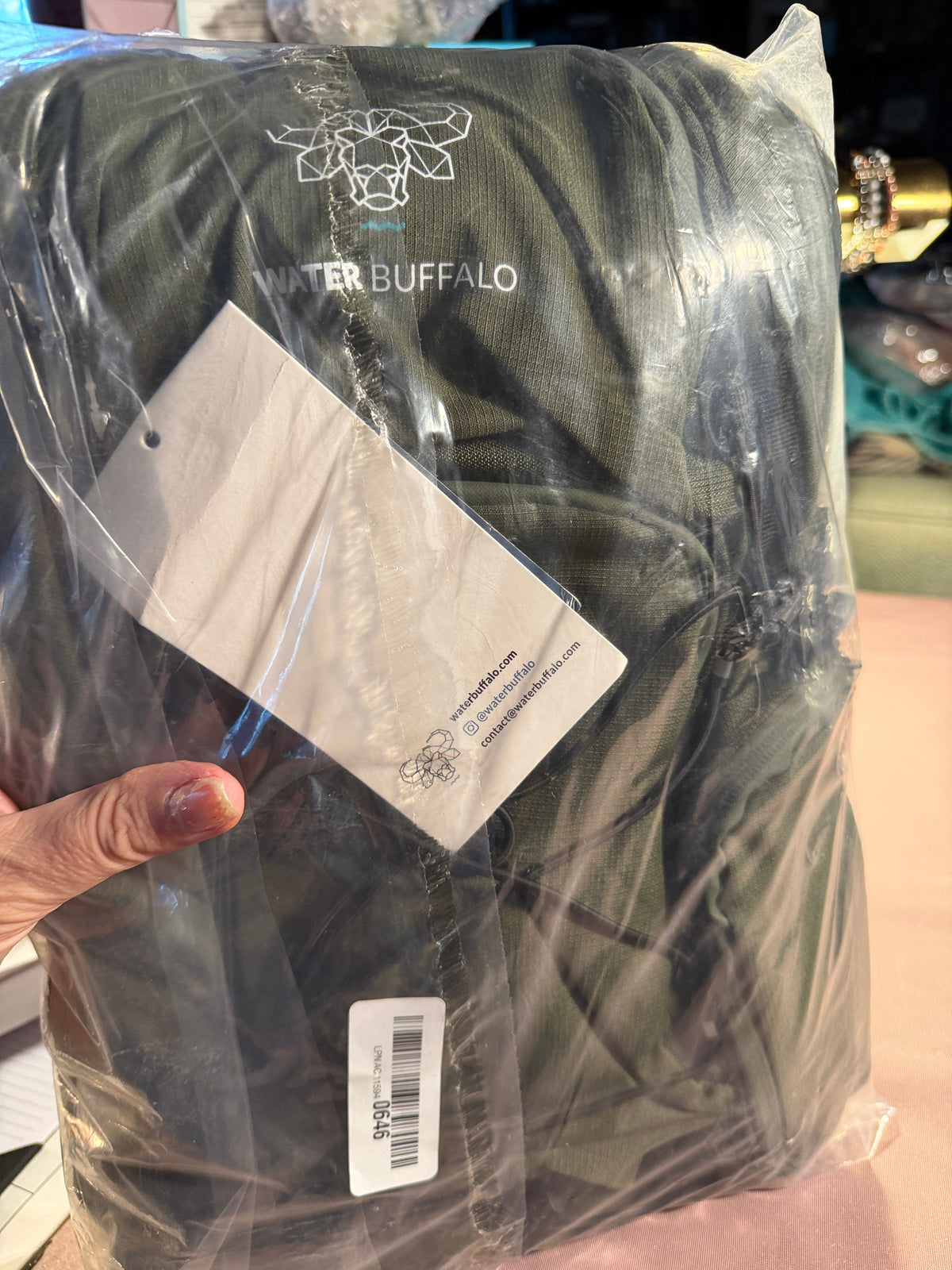 Water Buffalo Olive Green Backpack