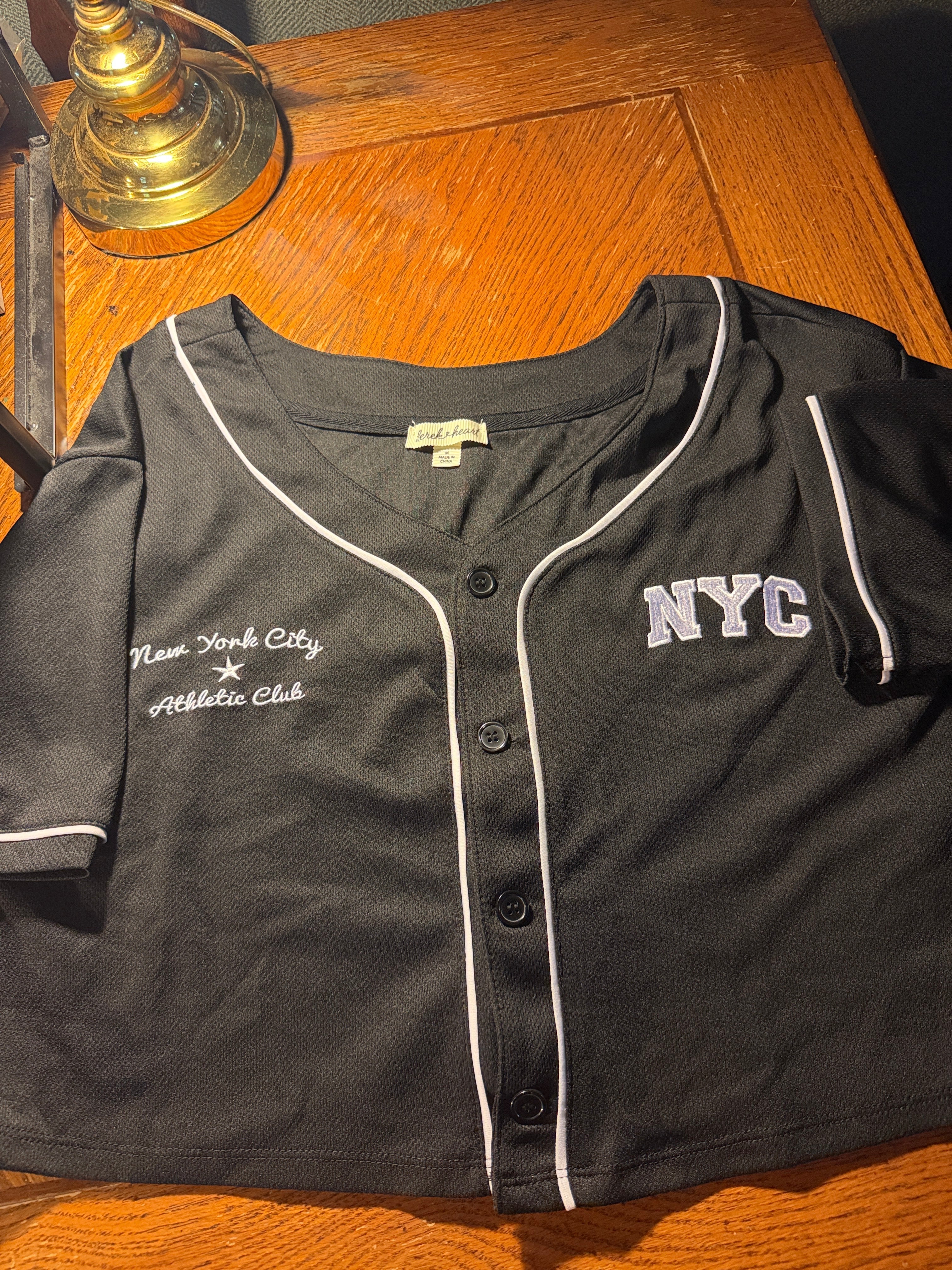 Derek Heart NYC Baseball Jersey – Size M