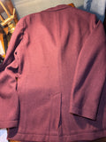 Express Women’s Burgundy Wool-Blend Blazer – Size Small