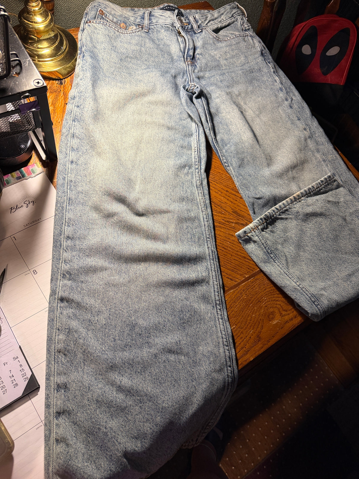Aeropostale Light Wash Wide Leg Jeans – Women's Size 2 Short
