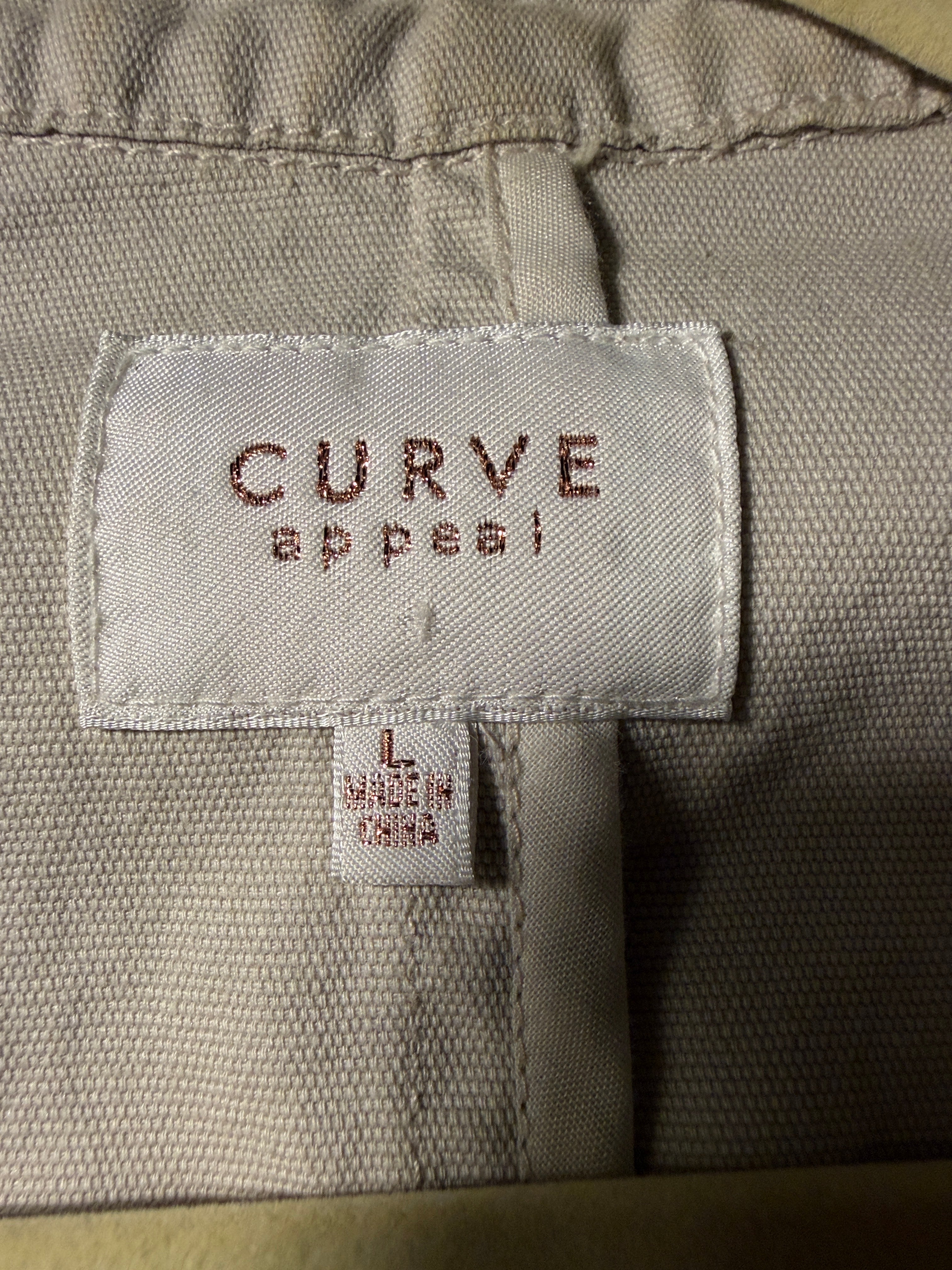 Curve Appeal Linen Blazer Jacket – Size L