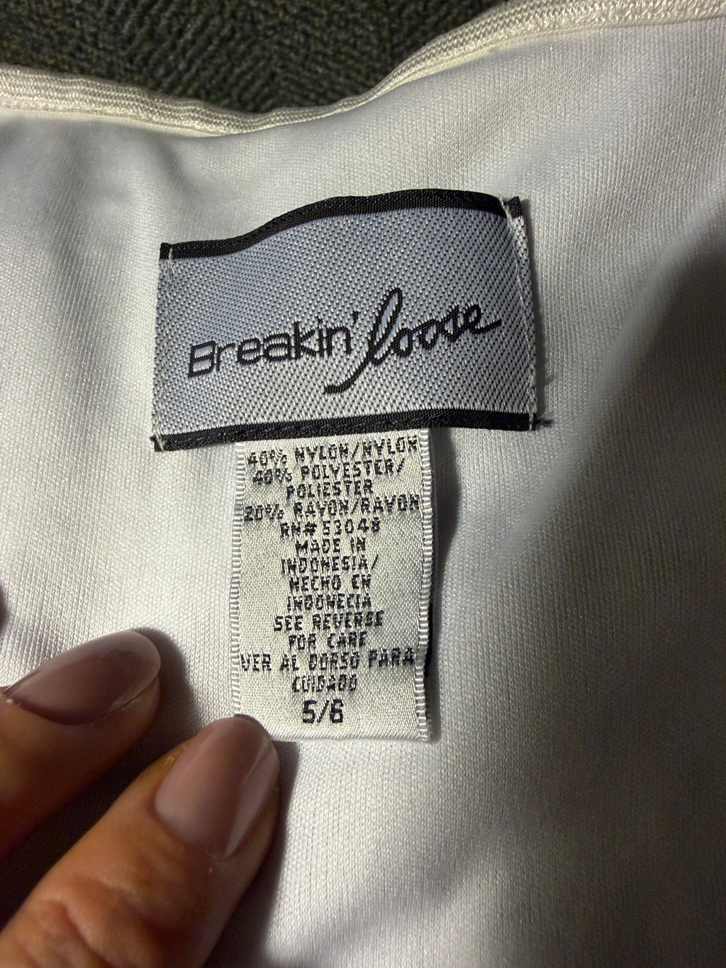 Breakin' Loose White Floral Lace Overlay Dress – Size 5/6