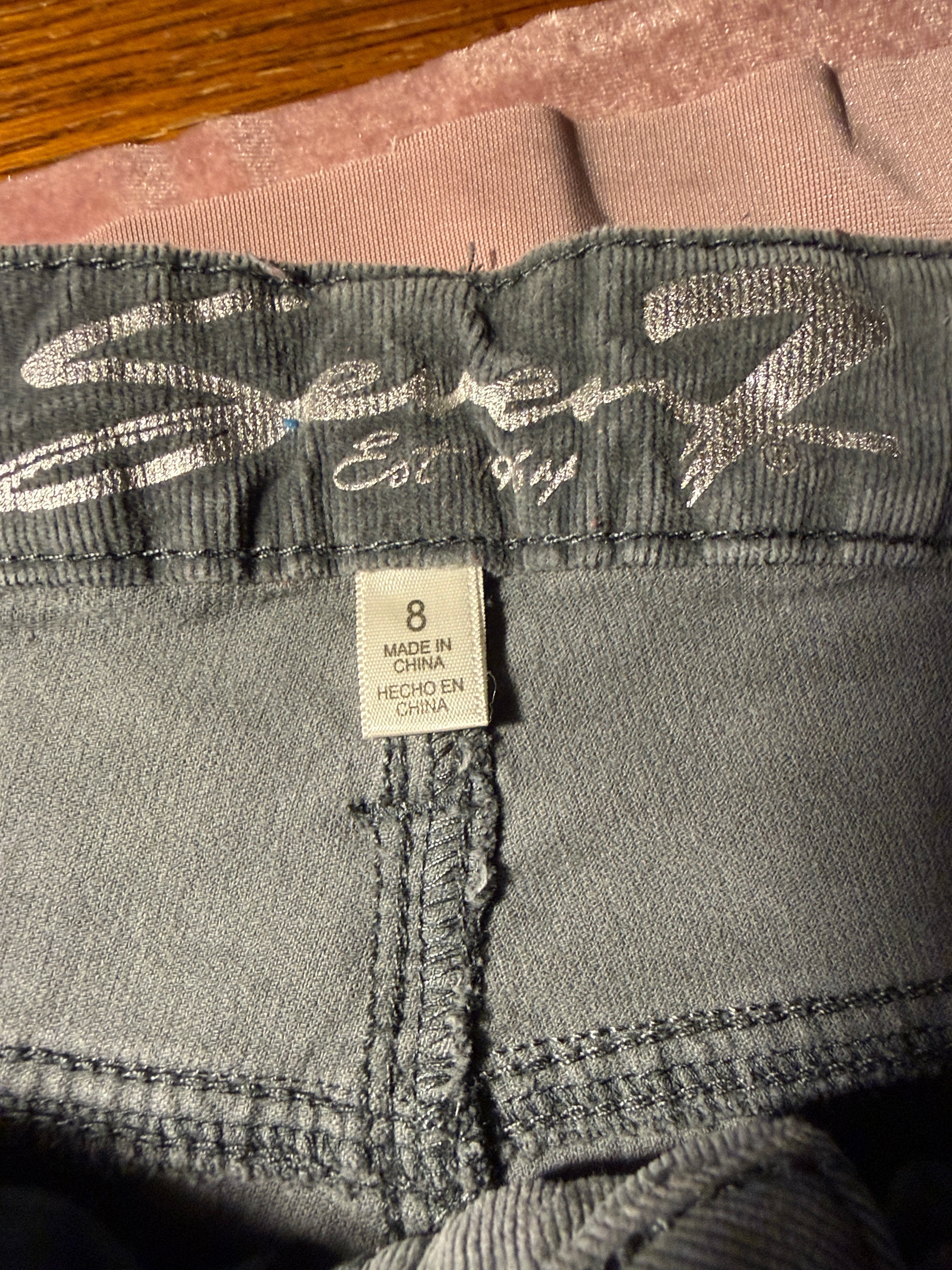 Seven7 Gray Corduroy Pants – Size 8