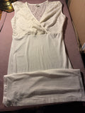 Capella White Lace Bodice Dress – Size Large