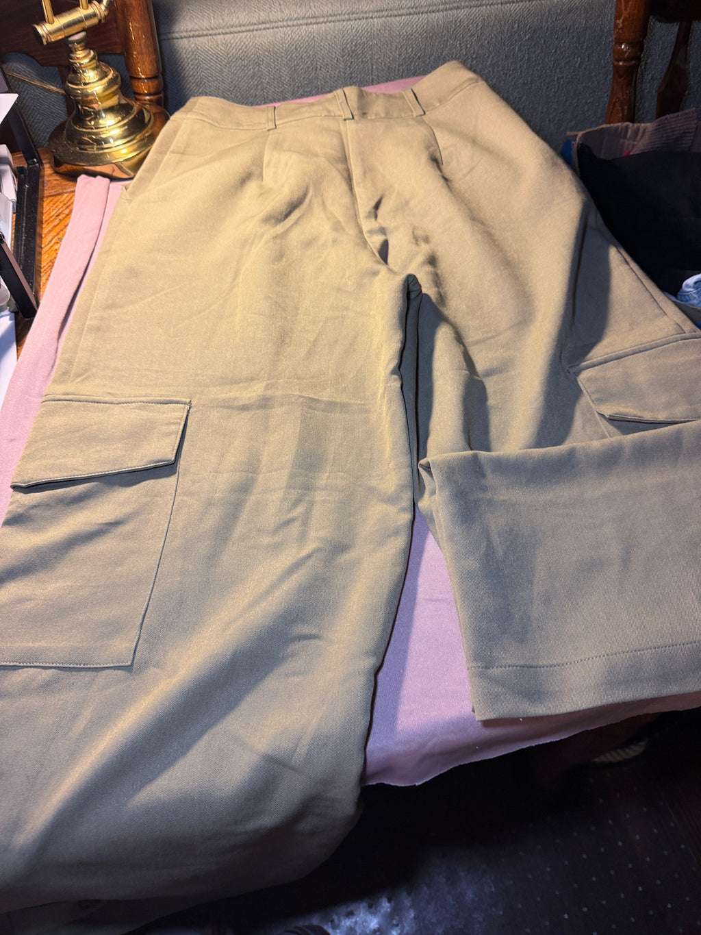 And Now This Khaki Wide-Leg Cargo Pants – Size Small