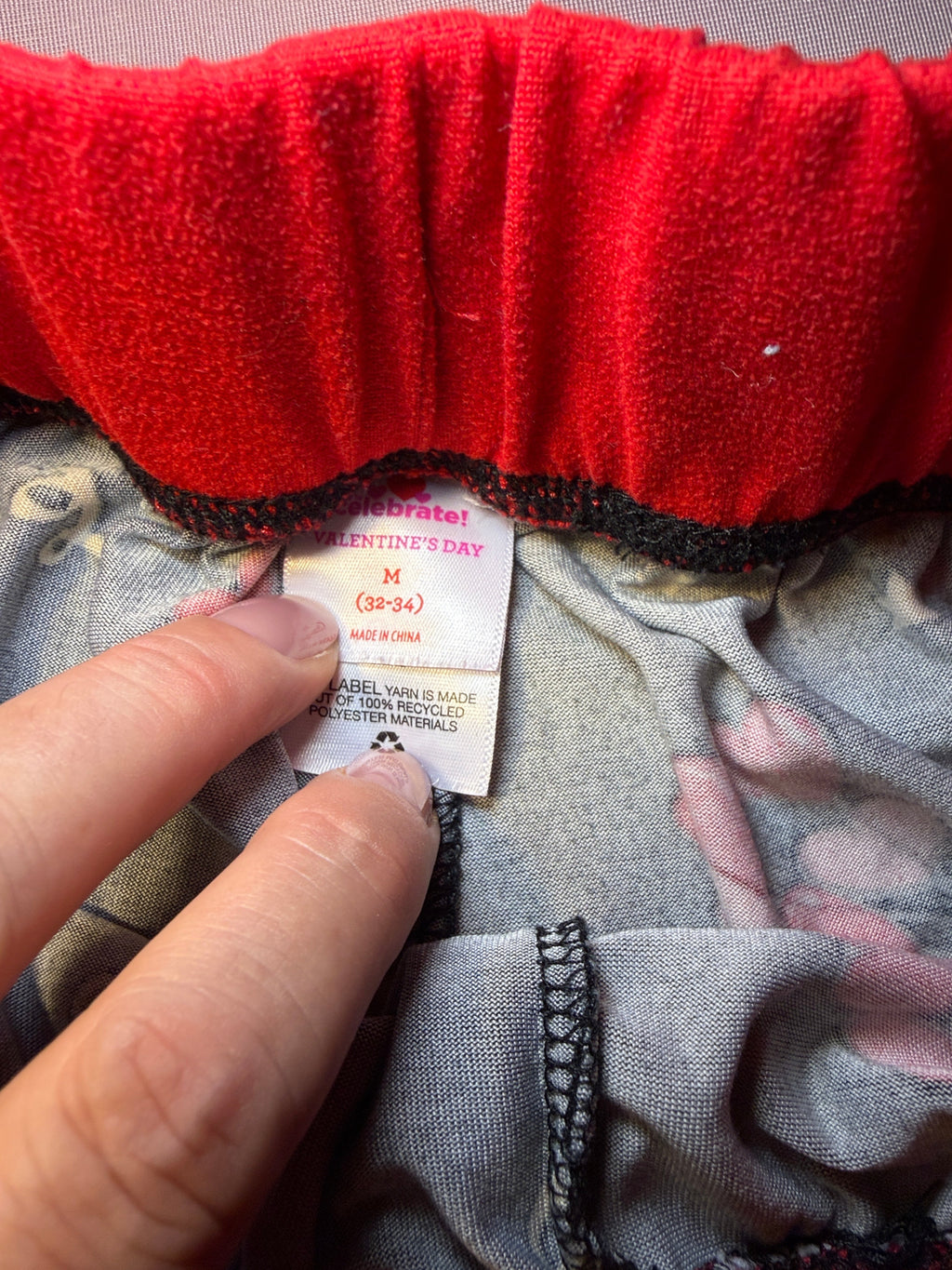 Valentine's Day Dachshund Pajama Pants