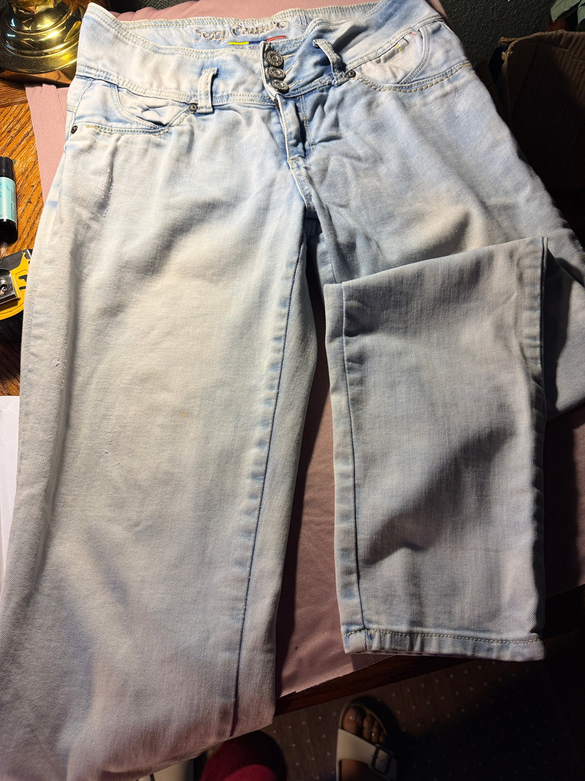 Vintage-Sexy Couture Premium Light Wash Jeans