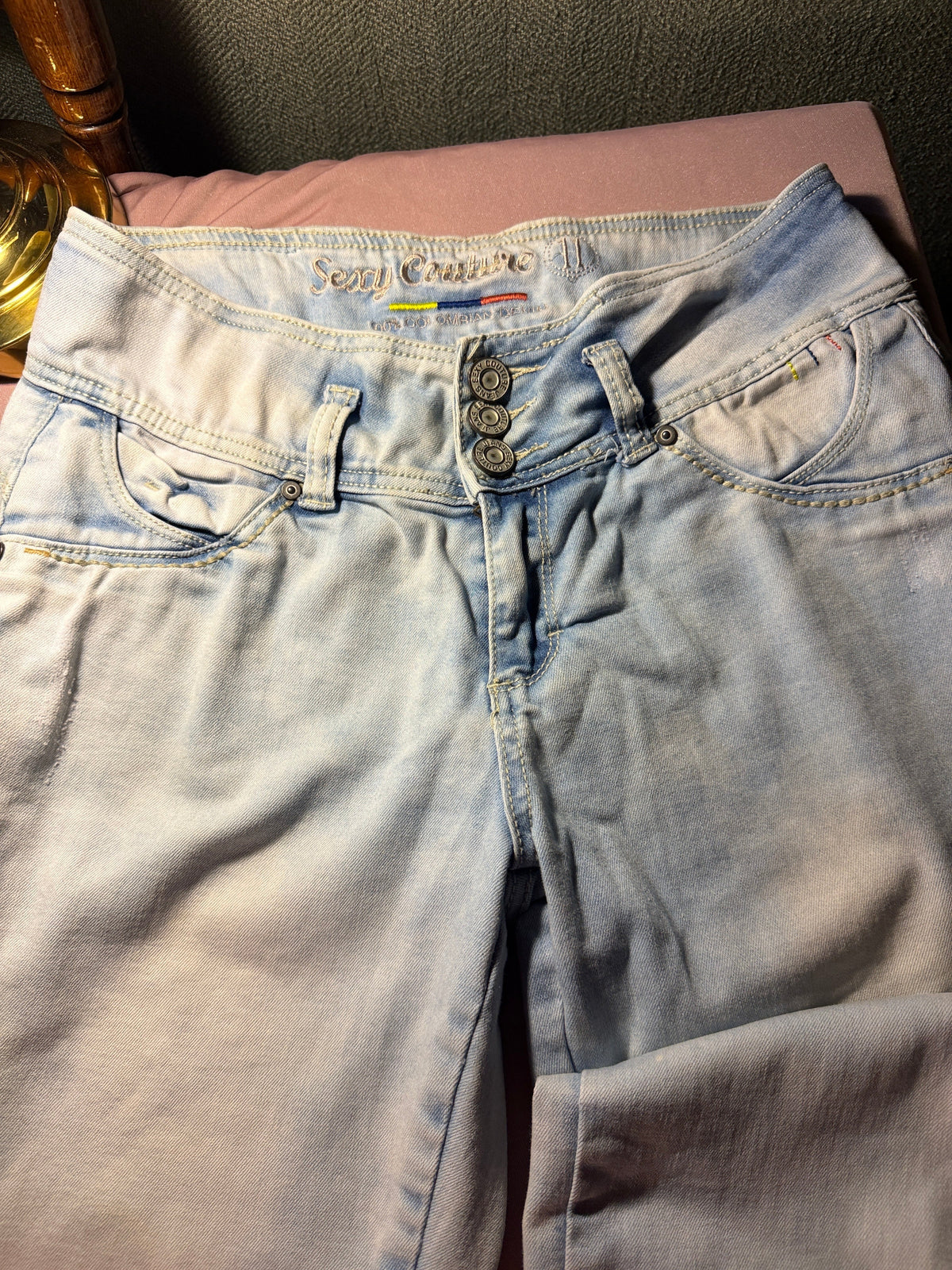 Vintage-Sexy Couture Premium Light Wash Jeans