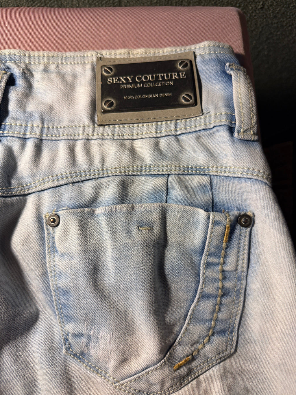 Vintage-Sexy Couture Premium Light Wash Jeans
