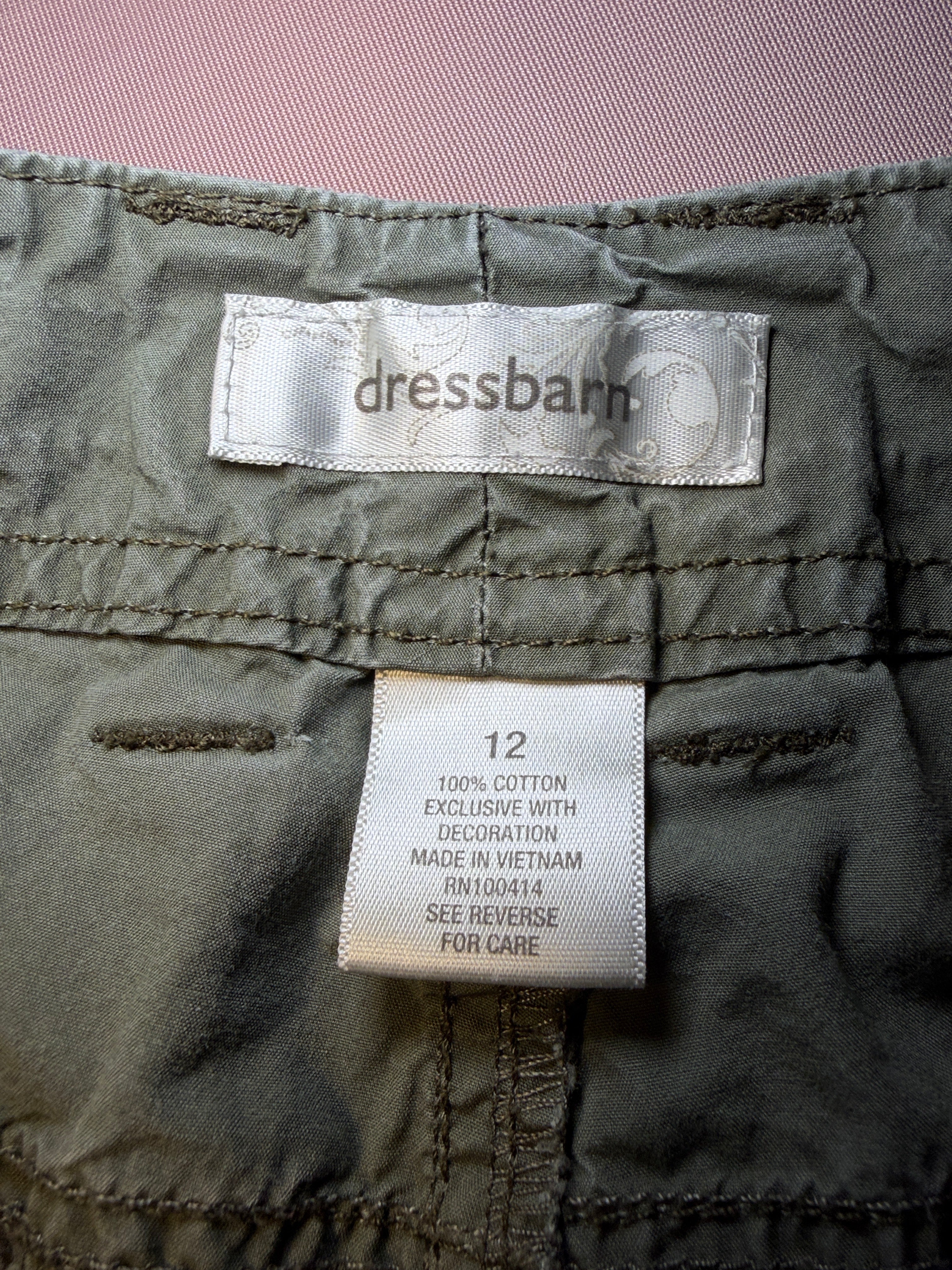 Dressbarn Cargo Capri Pants – Size 12