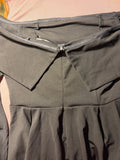 C. Luce Black Balloon Sleeve Blouse