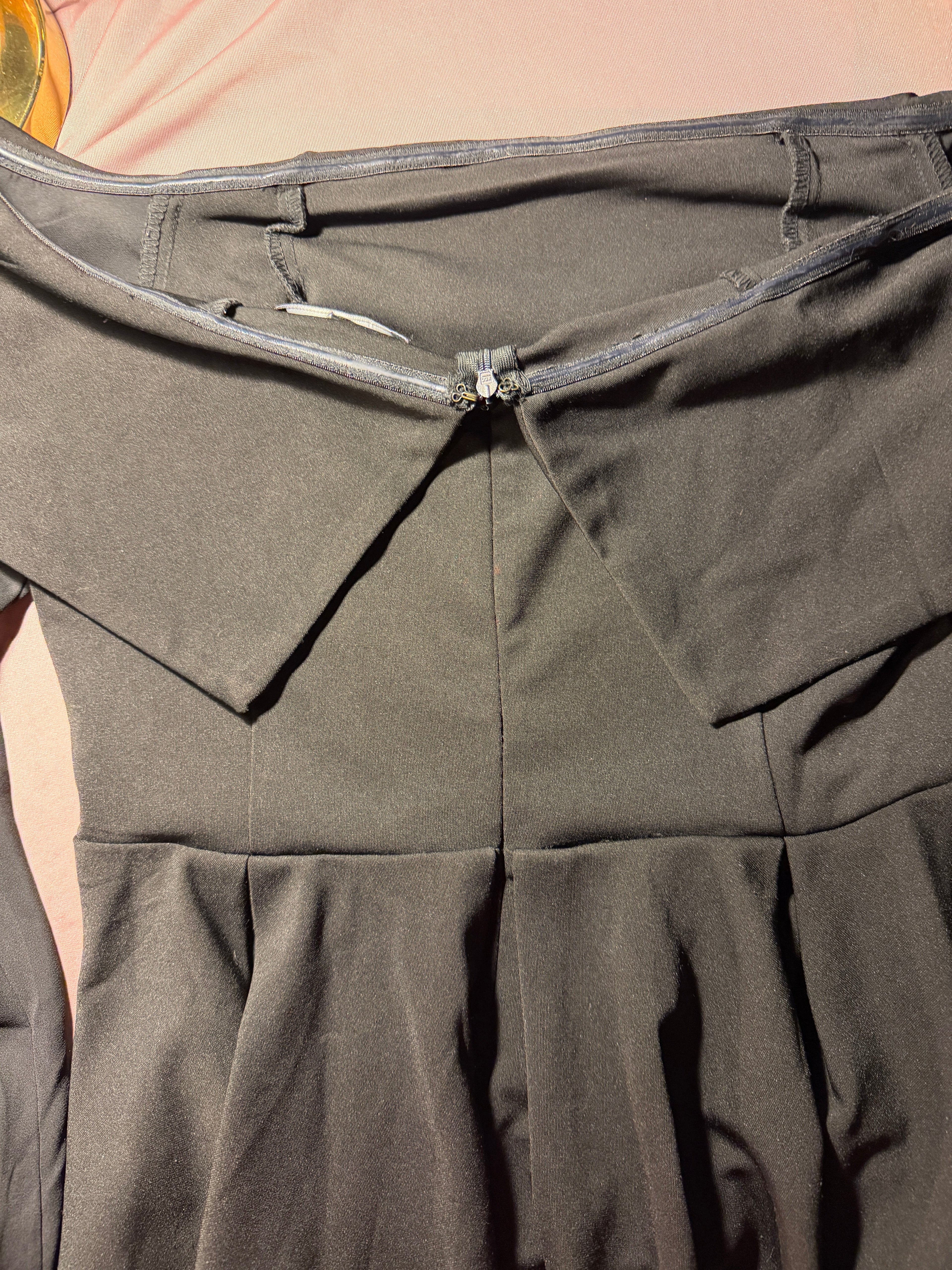 C. Luce Black Balloon Sleeve Blouse