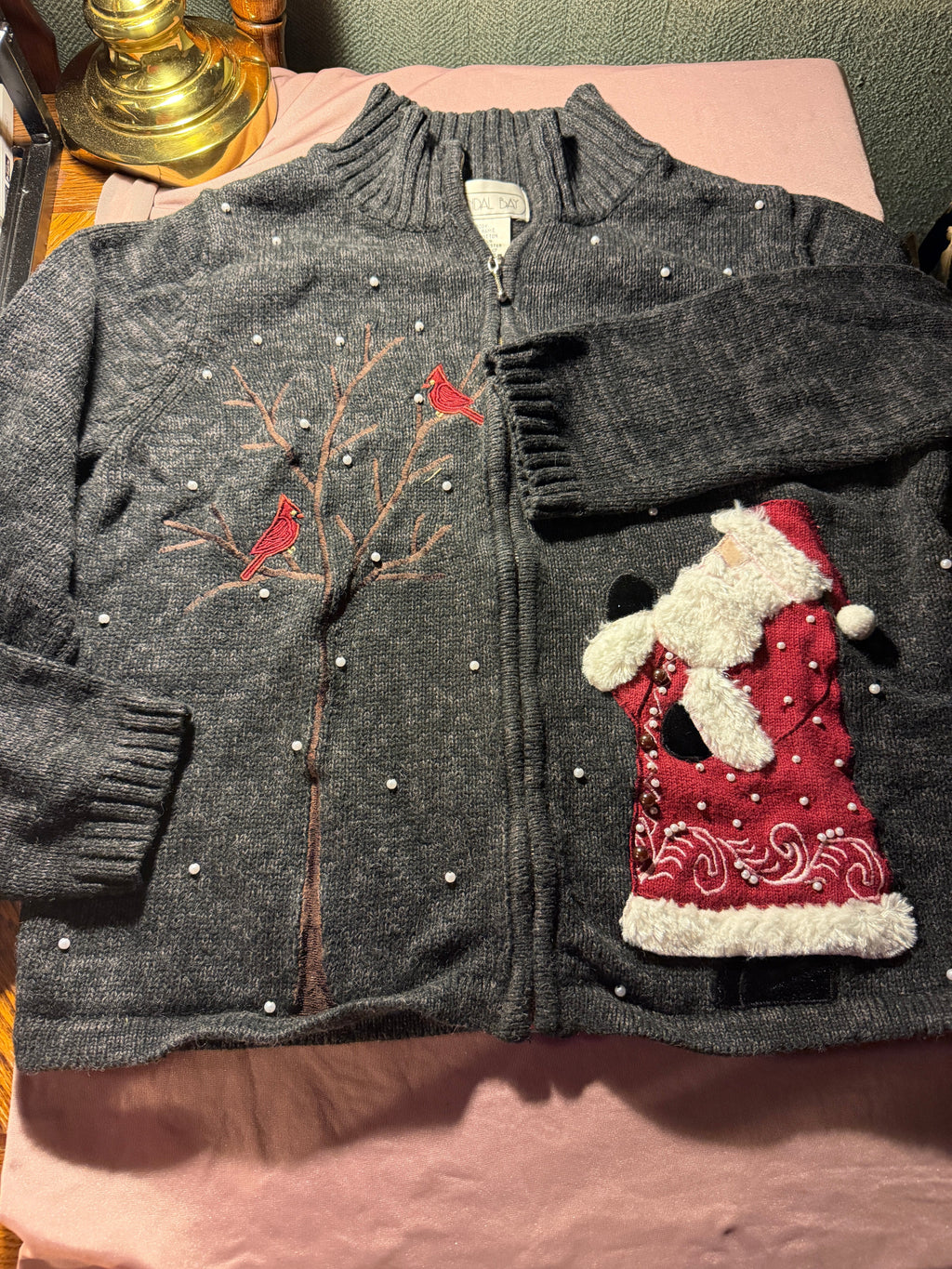Mandal Bay Holiday Christmas Cardigan Sweater