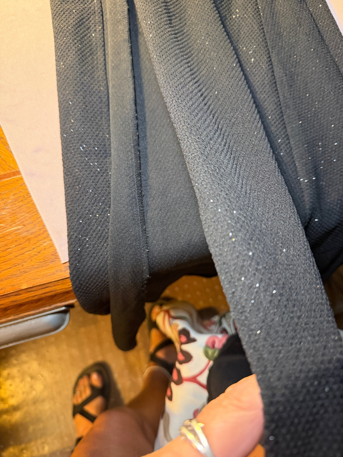 Black Sparkle Strapless Dress – Size 9