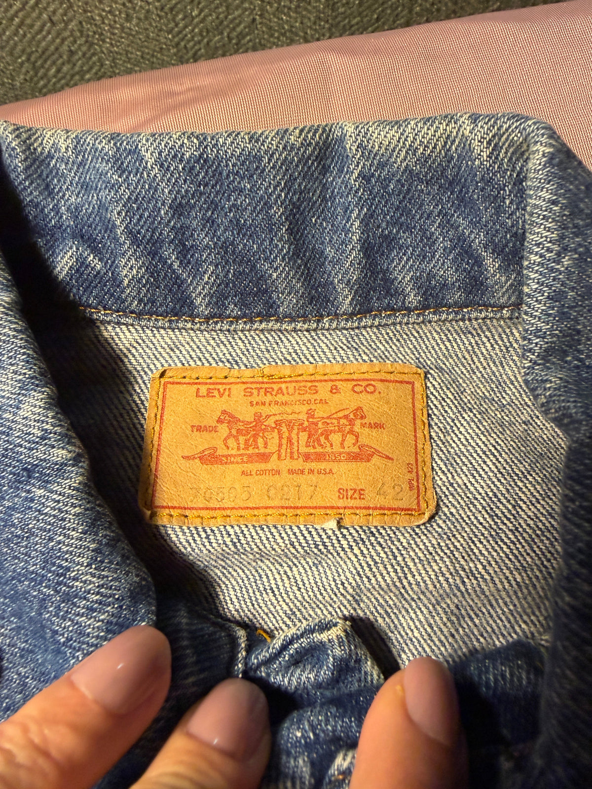 Vintage Levi Strauss & Co. Denim Jacket – Size 42