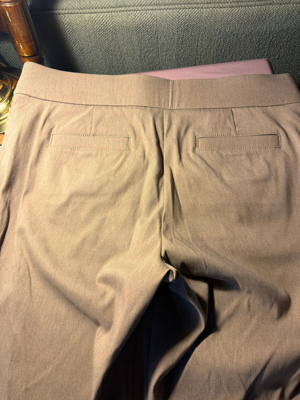 Kim Rogers Petite Khaki Dress Trousers – Size 12P Short