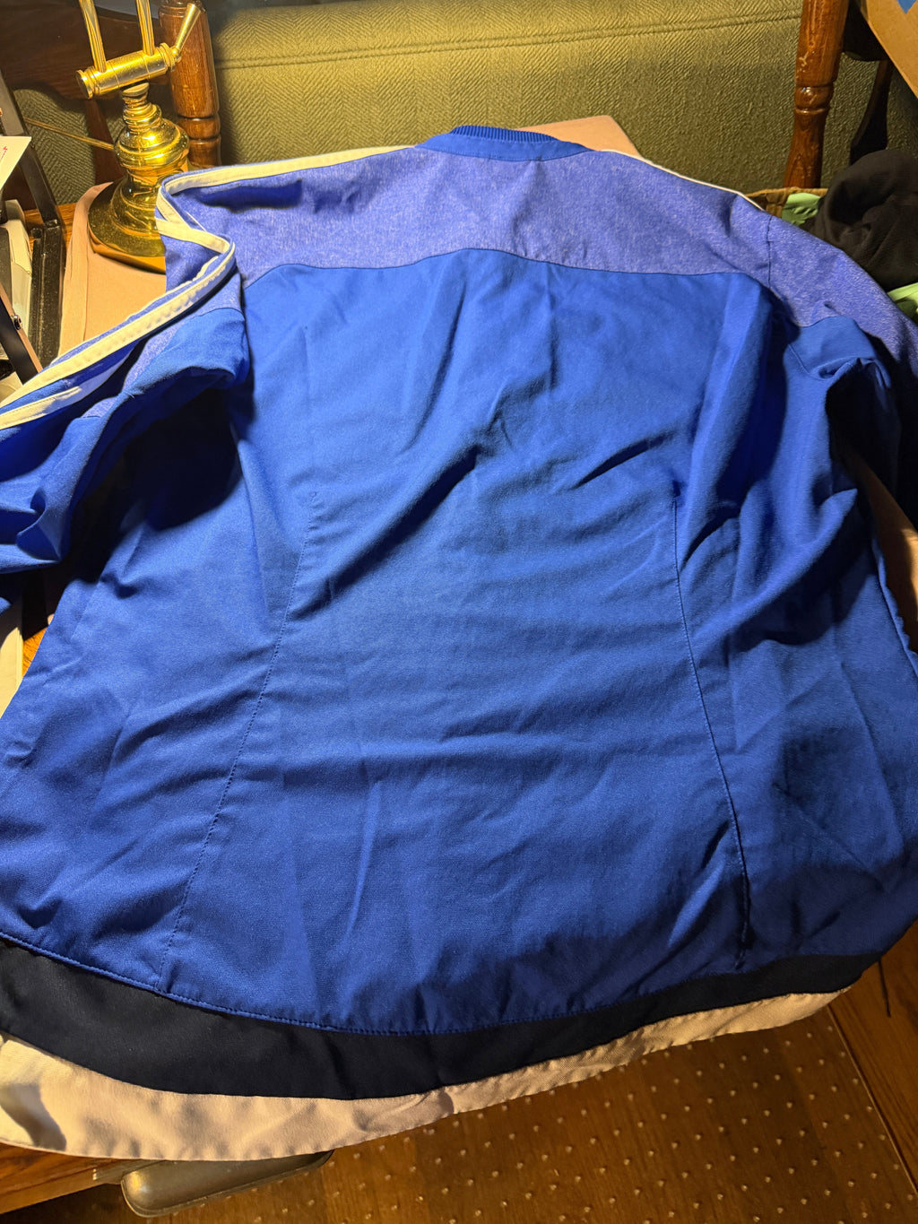 Adidas Real Madrid Track Jacket – Royal Blue, Size M