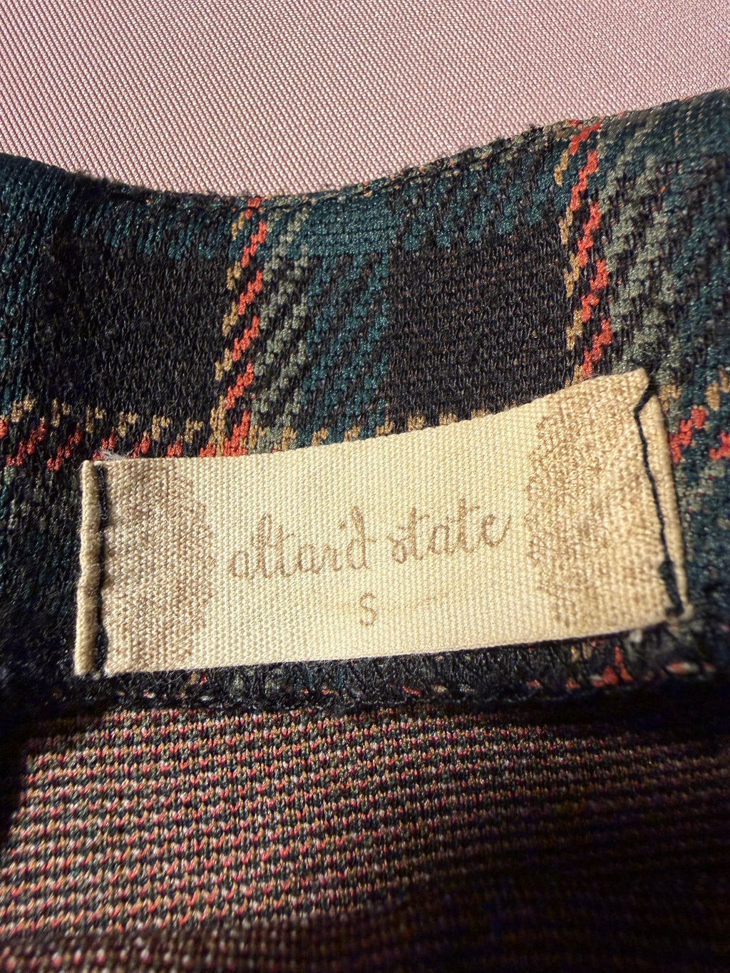 Altar’d State Plaid Ruffle Skort – Size Small