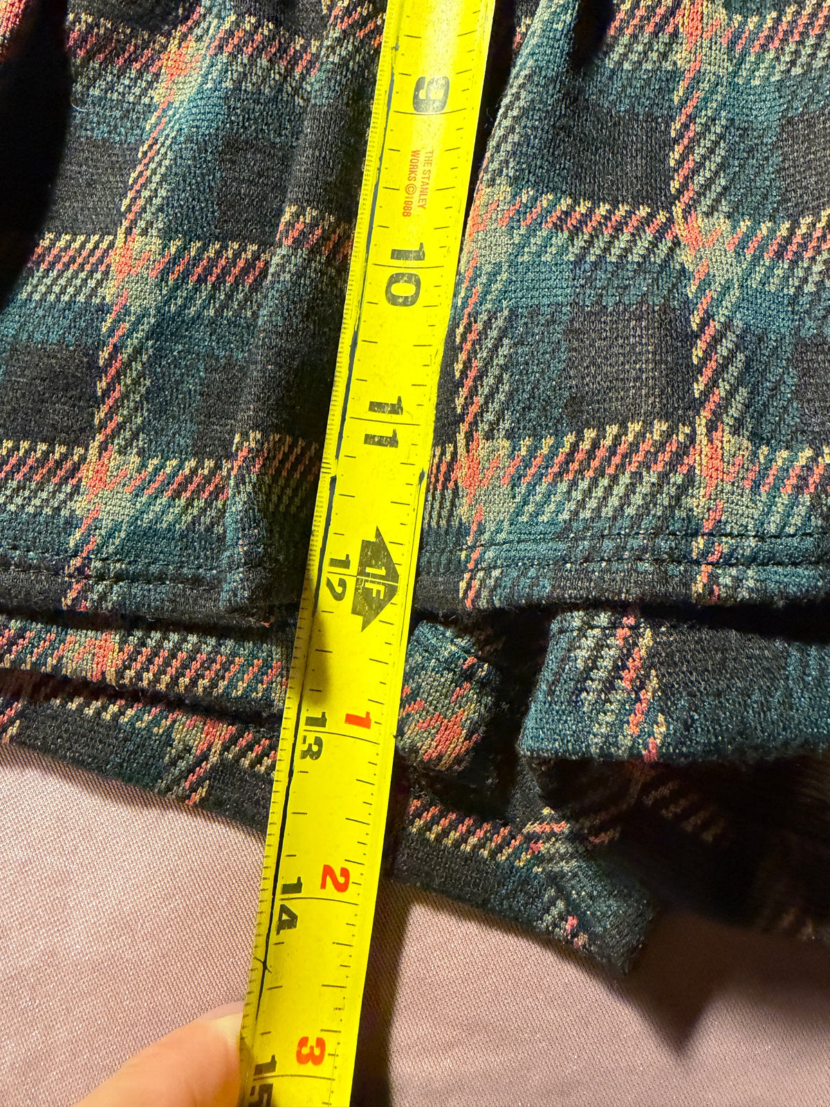 Altar’d State Plaid Ruffle Skort – Size Small