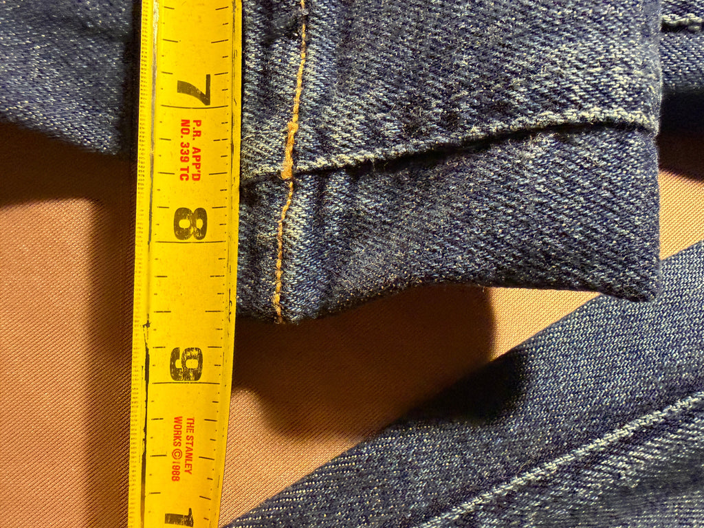 McGuire Medium Wash High-Rise Wide-Leg Jeans – Size 28