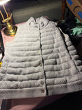 Symphony by A.F. Gray Chunky Knit Snap Vest – Size XL