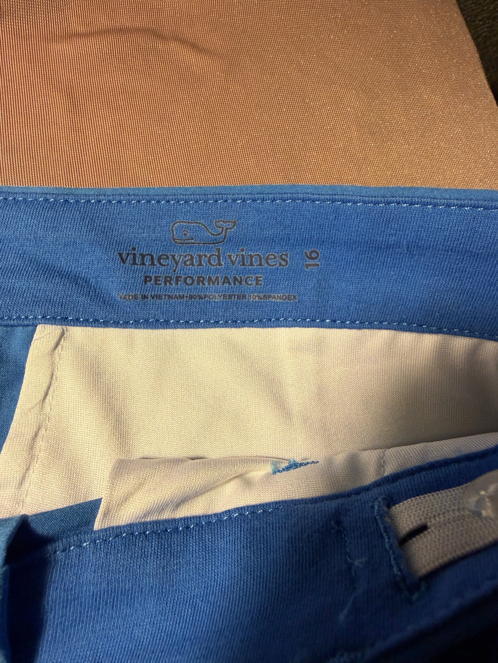 Vineyard Vines Performance Pants – Sky Blue, Size 16 Juniors