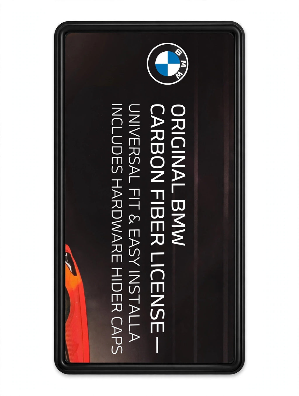 Original BMW Carbon Fiber License Plate Frame – Universal Fit