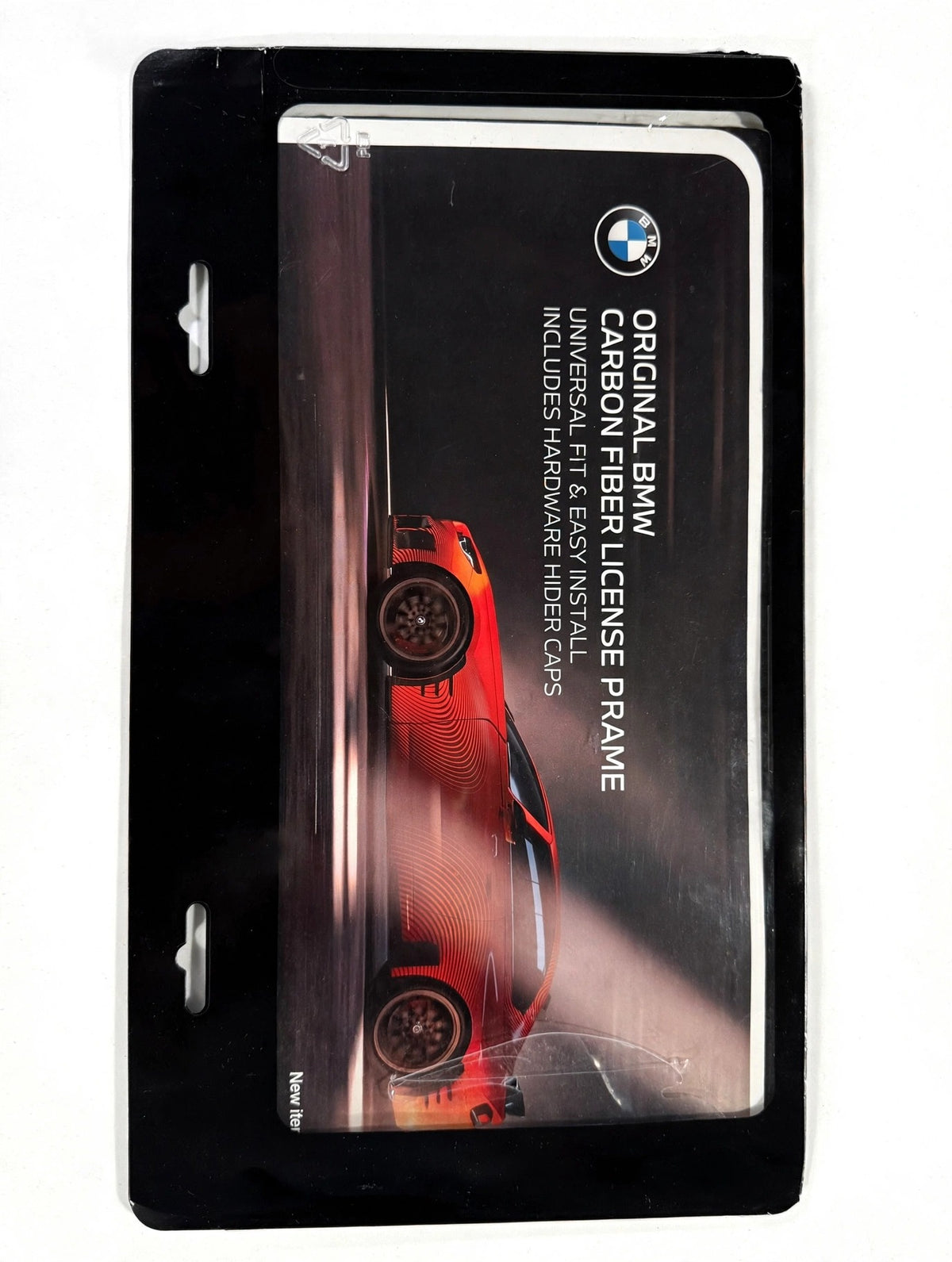 Original BMW Carbon Fiber License Plate Frame – Universal Fit