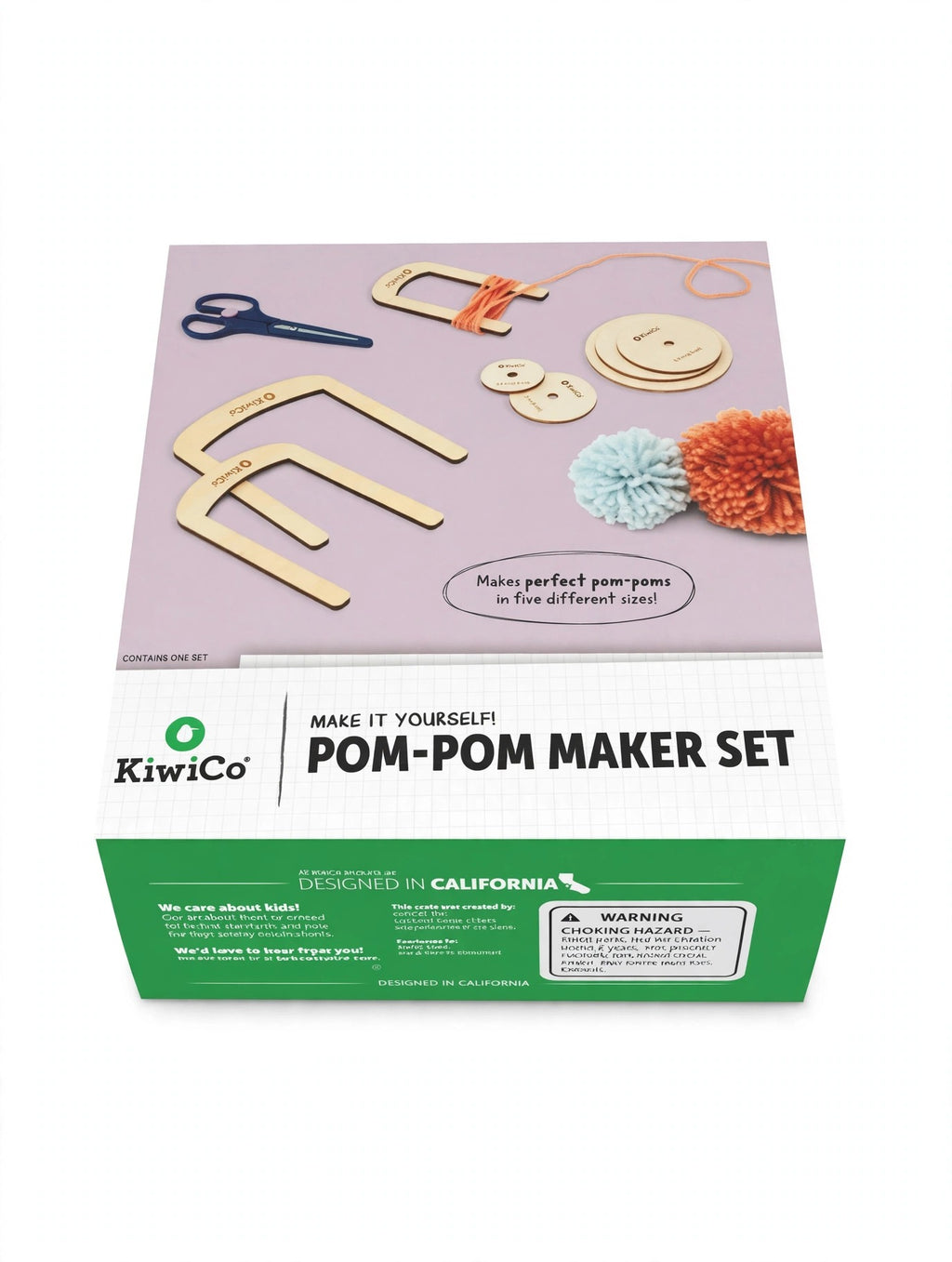 KiwiCo Pom-Pom Maker Set – DIY Craft Kit