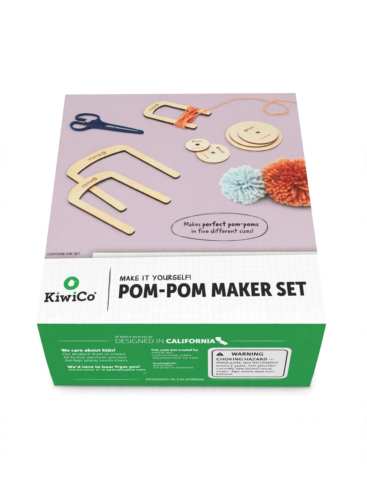 KiwiCo Pom-Pom Maker Set – DIY Craft Kit