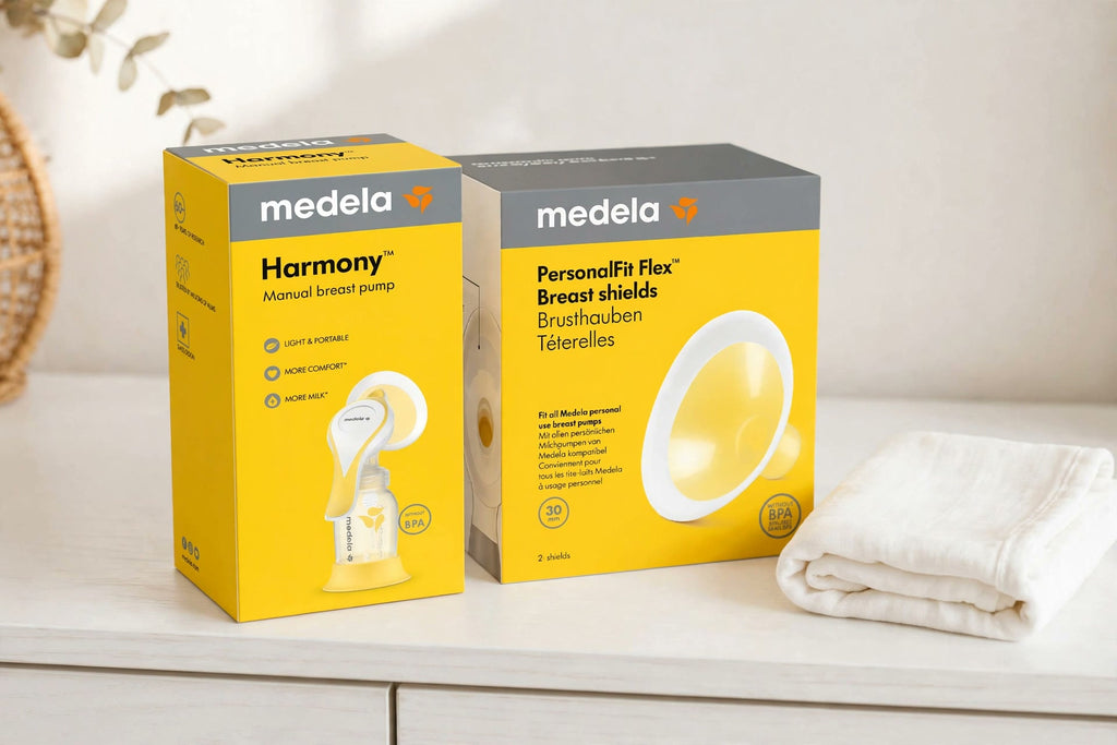 Medela Harmony Manual Breast Pump with PersonalFit Flex 30mm Breast Shields