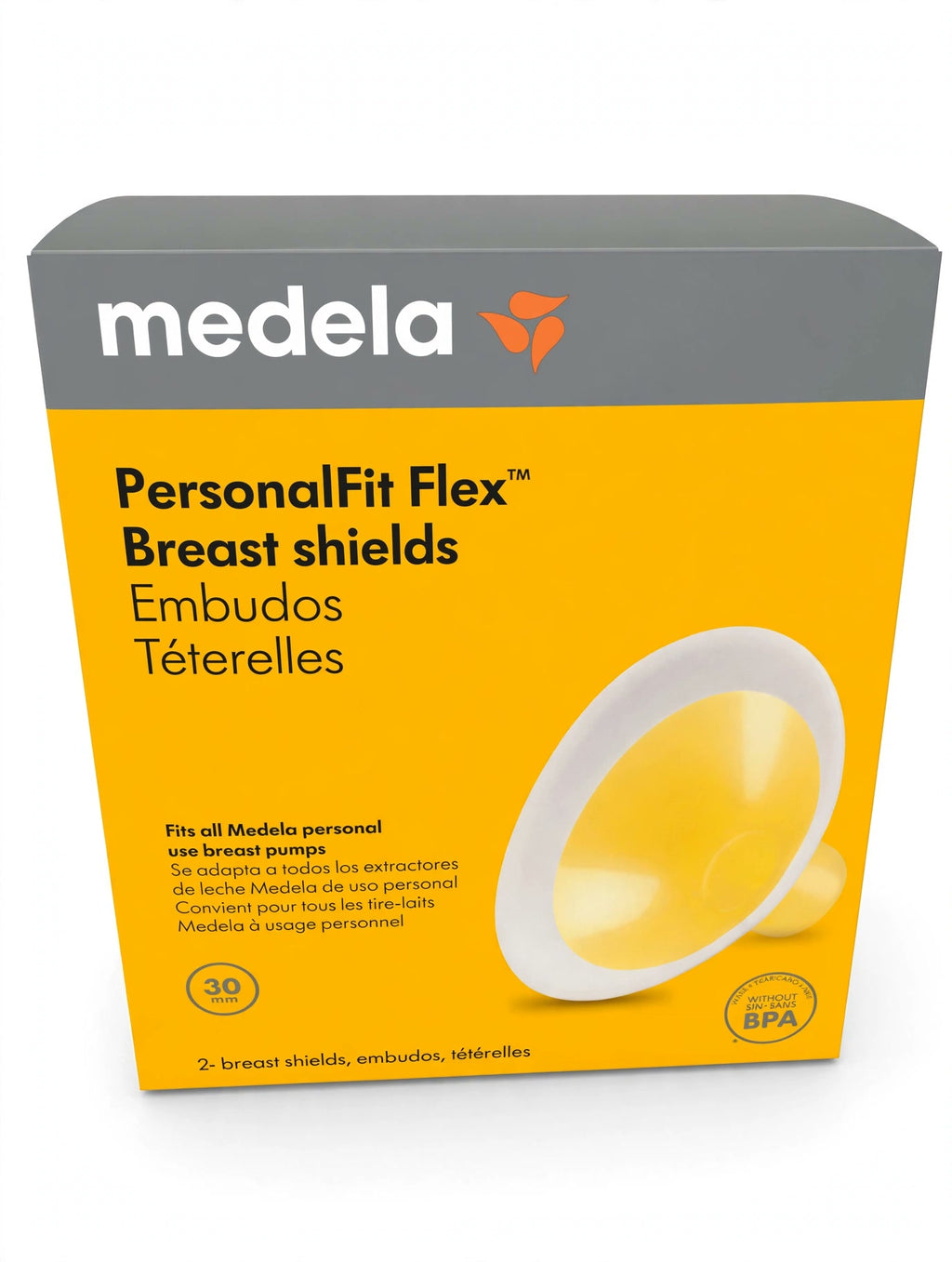 Medela Harmony Manual Breast Pump with PersonalFit Flex 30mm Breast Shields