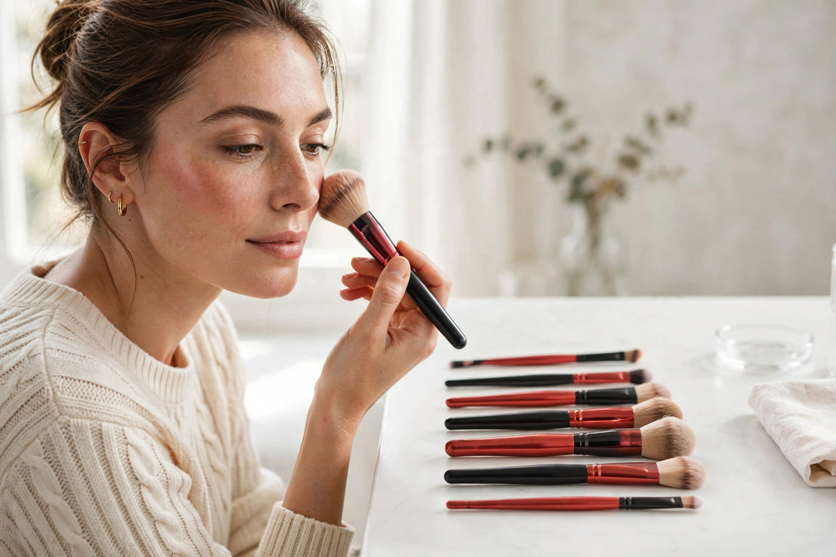 BK Beauty Angie Hot & Flashy 5-Piece Makeup Brush Set