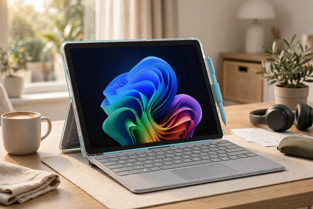 TiMOVO Tablet Case for Microsoft Surface Pro 12 Inch 2025 – Soft Cyan