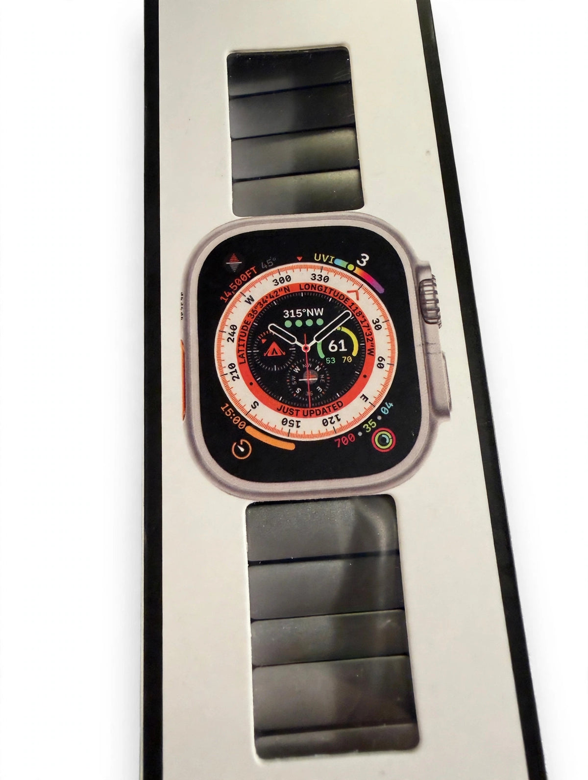 CHANCHY Titanium Apple Watch Band – 49mm