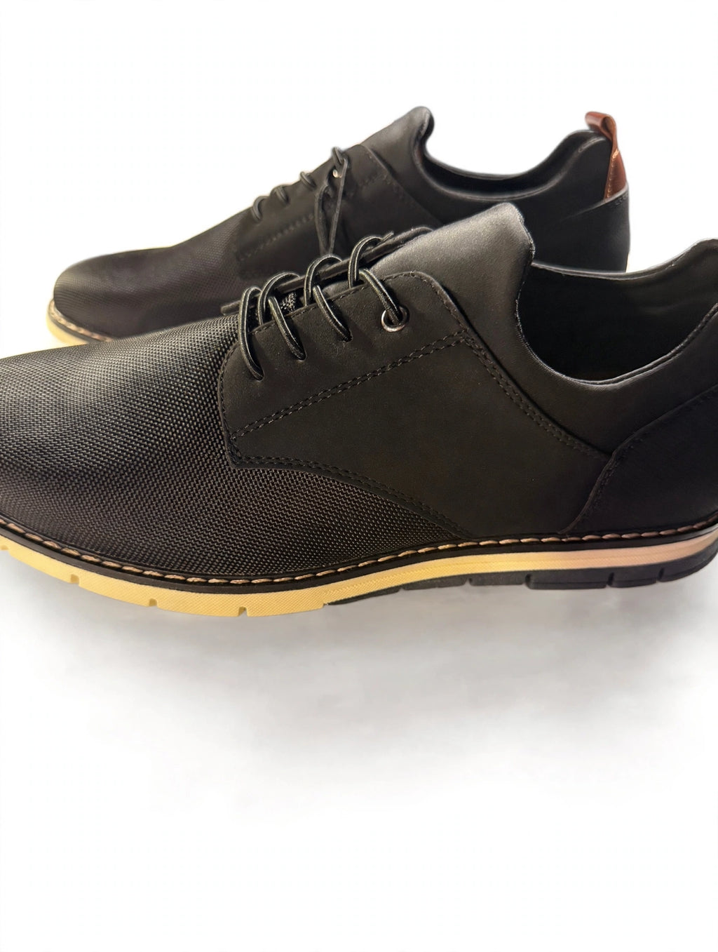 George Garyy Oxford Men's Casual Shoes – Black, Size 10.5