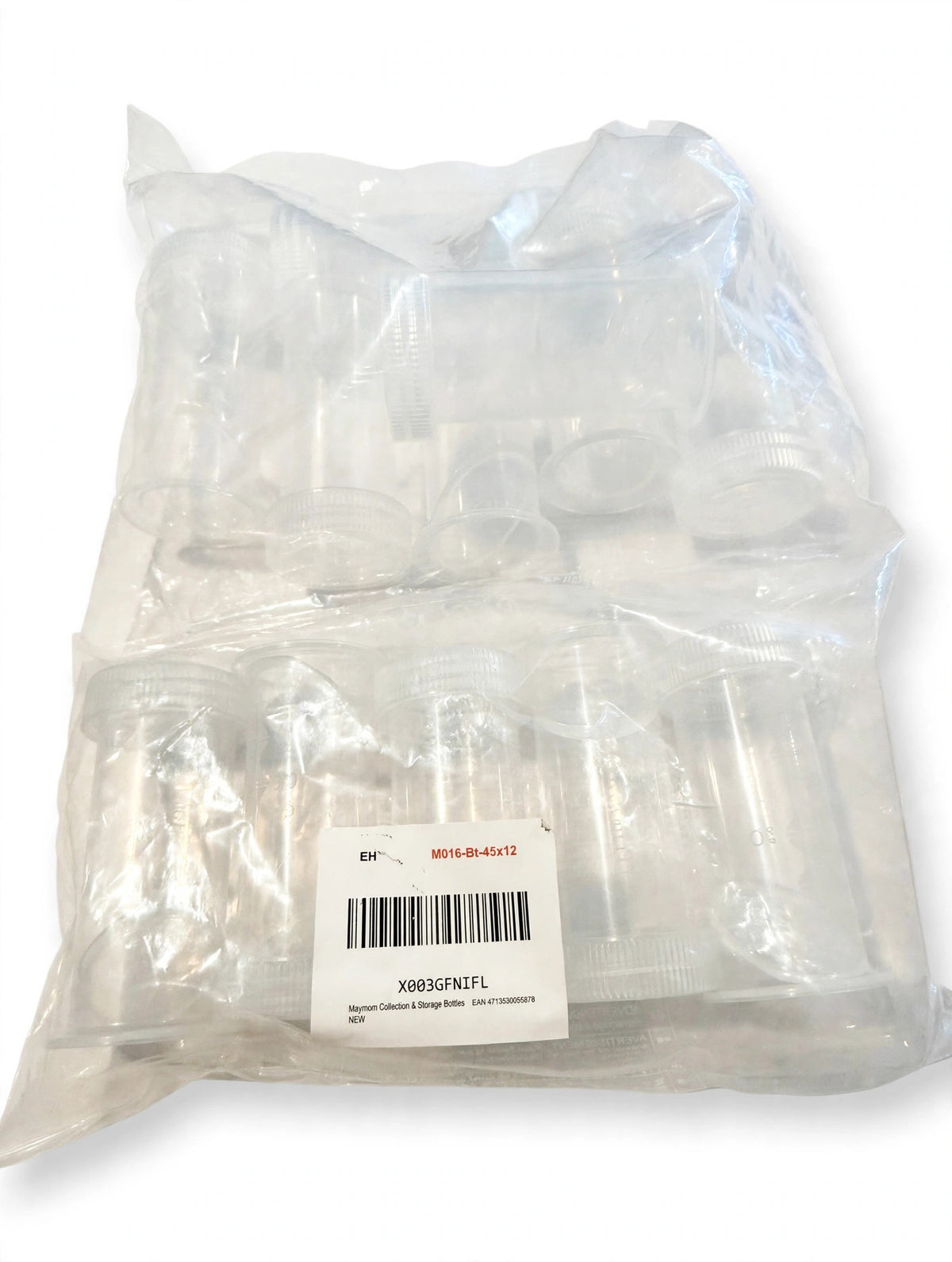 Maymom Breastmilk Collection & Storage Bottles – 12-Pack (1.5 oz)