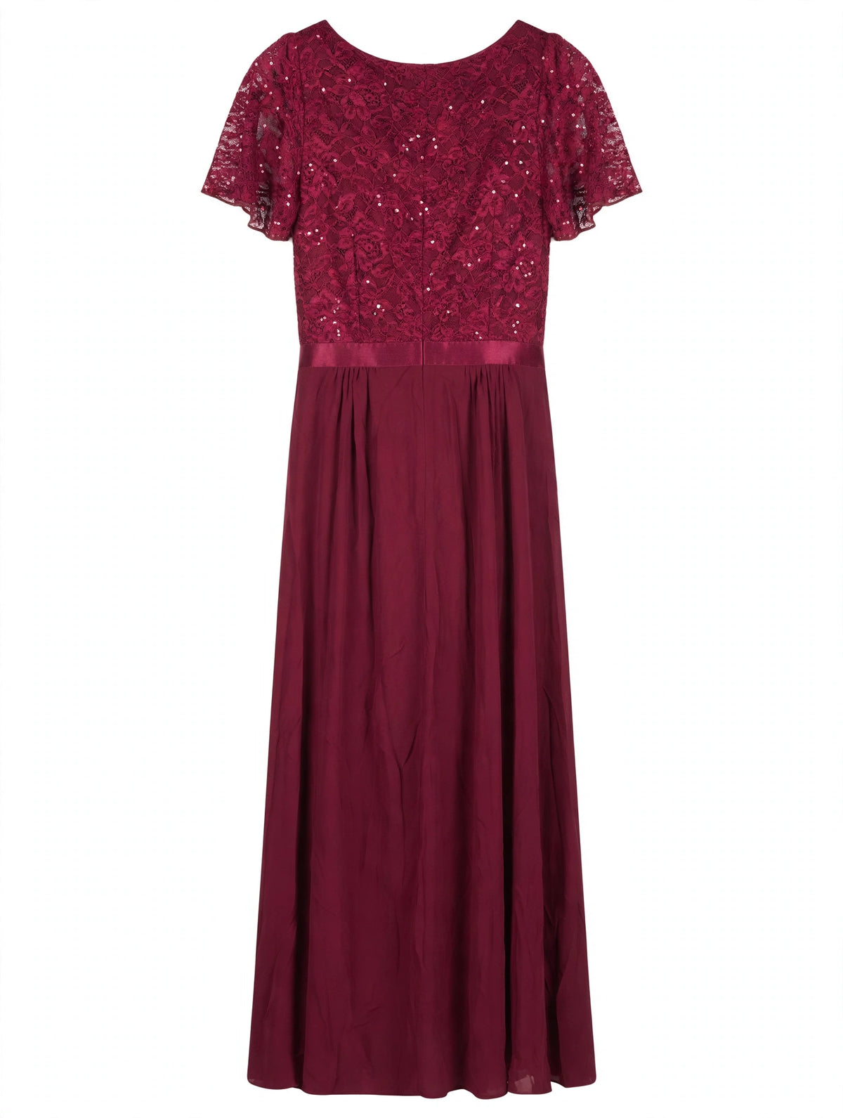 MIUSOL Maroon Lace Sequin Evening Dress, Size M - New with Tags