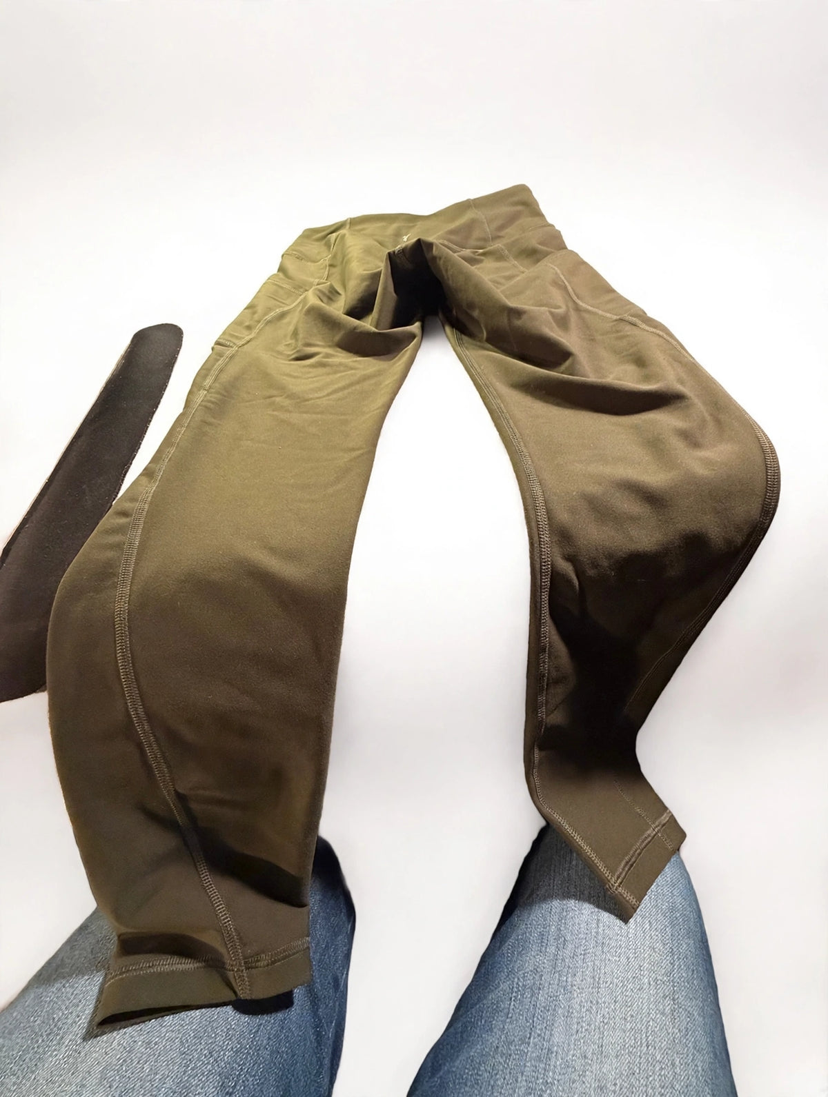 Old Navy Active PowerSoft High-Rise Leggings — Green, Size M