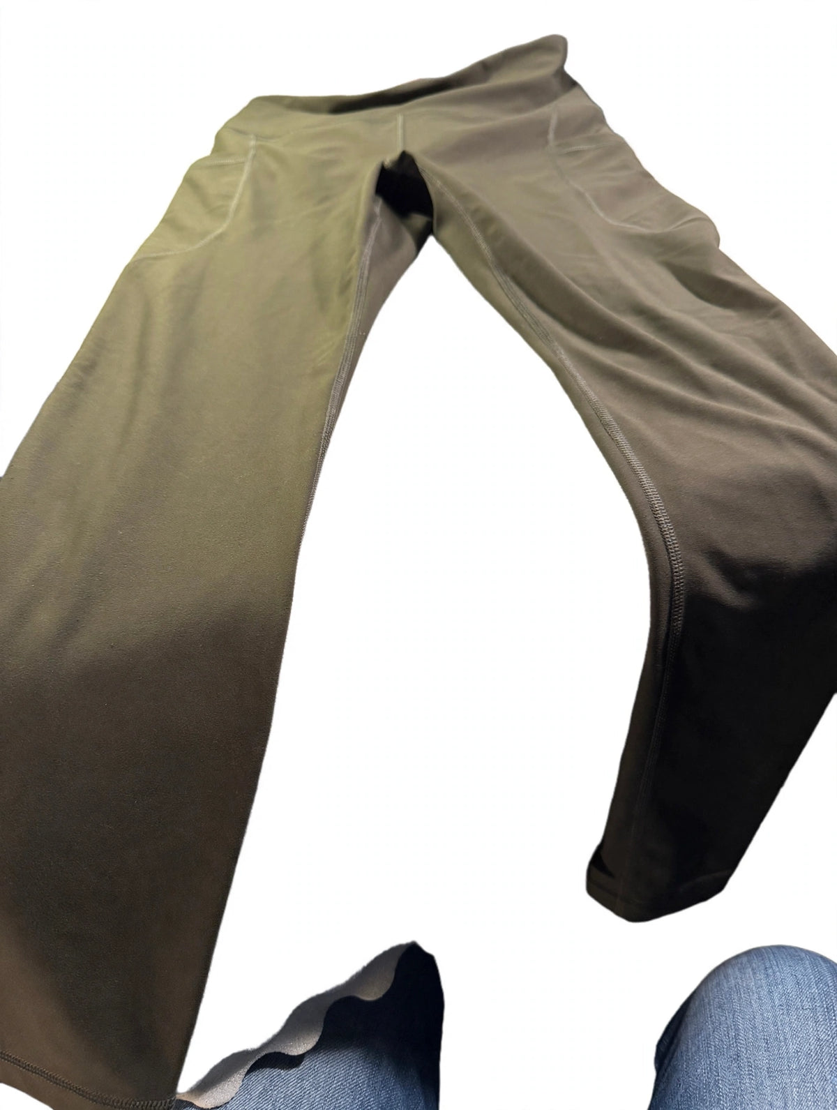 Old Navy Active PowerSoft High-Rise Leggings — Green, Size M