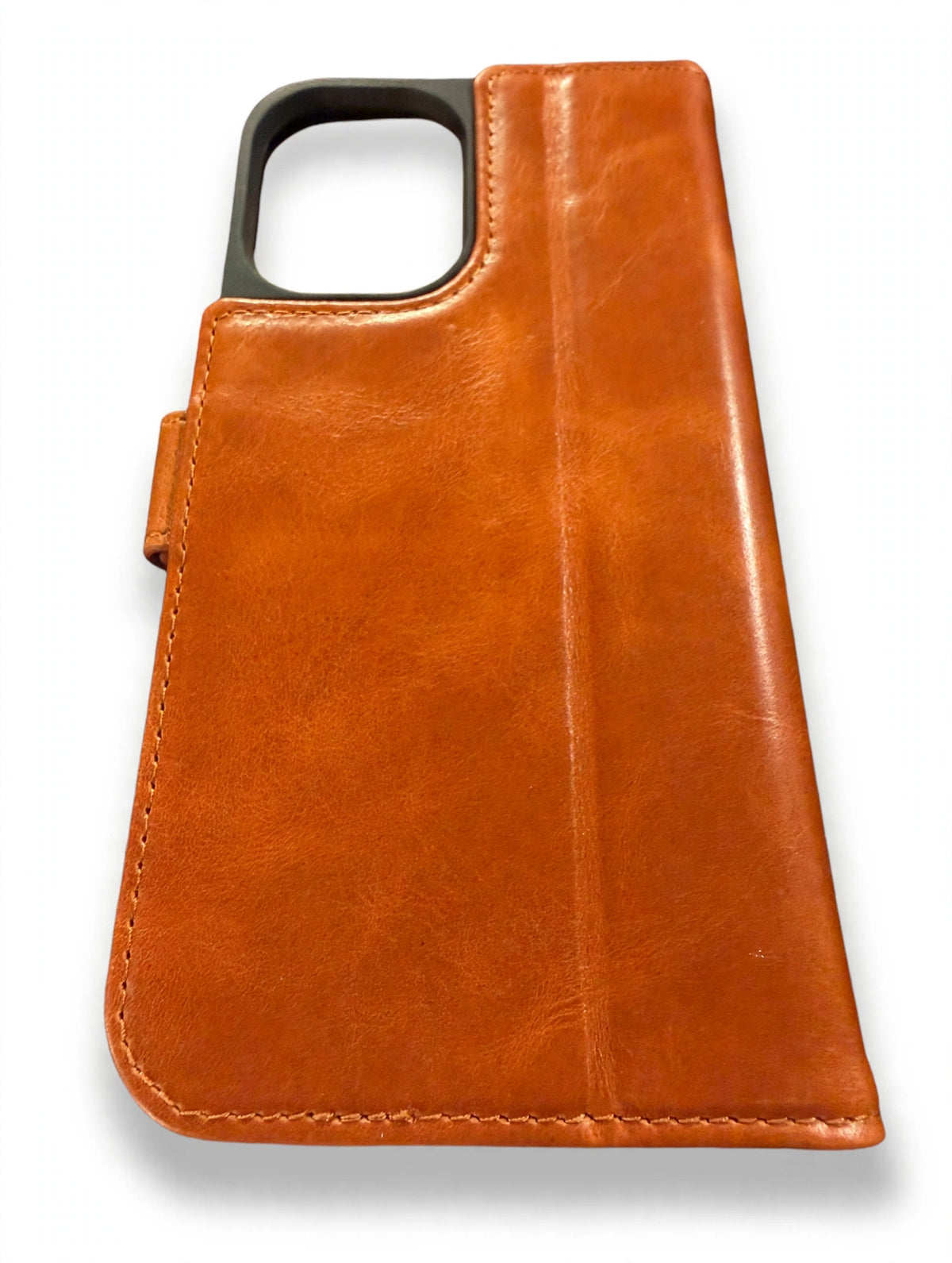 Snakehive Leather Wallet Case for iPhone 16 – Tan