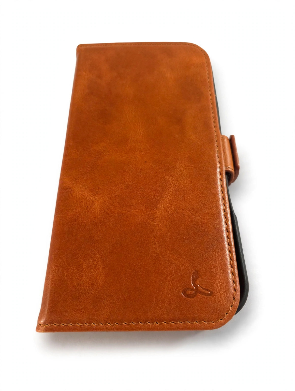 Snakehive Leather Wallet Case for iPhone 16 – Tan