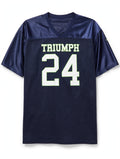 Sport-Tek "Triumph" Navy Mesh Jersey – #24, 2XL